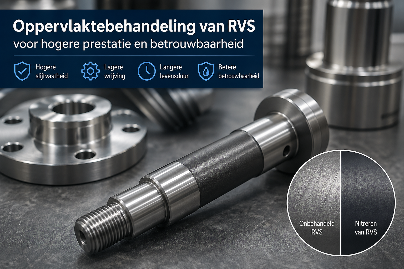 Oppervlaktebehandeling van RVS